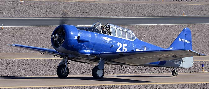 North American SNJ-5 Texan N3246G, Deer Valley, February 26, 2015